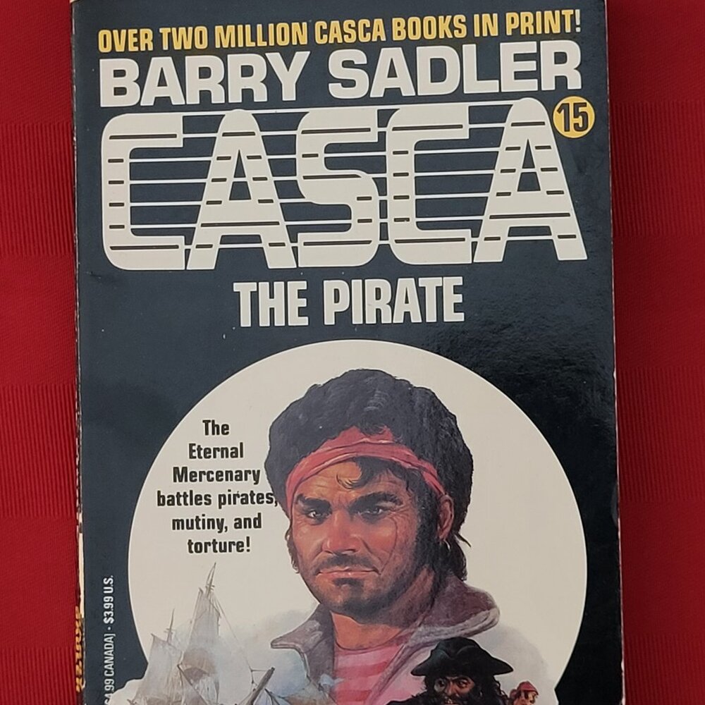 VINTAGE 1987, CASCA THE PIRATE, BY BARRY SADLER, JOVE EDITION!!!